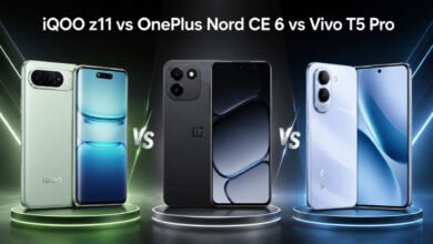 Vivo T5 5G Vs iQOO Z11 Vs OnePlus Nord CE 6 Which Phone Is Better Under Rs 50000