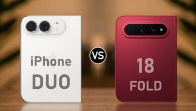 Xiaomi 18 Fold vs iPhone Duo Camera Battery and Price