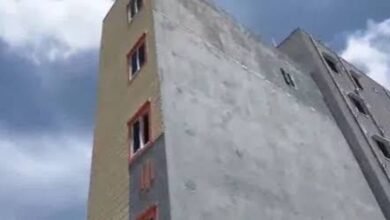 Gopanpally Building Demolition: Dangerous Four Storey Structure Being Pulled Down