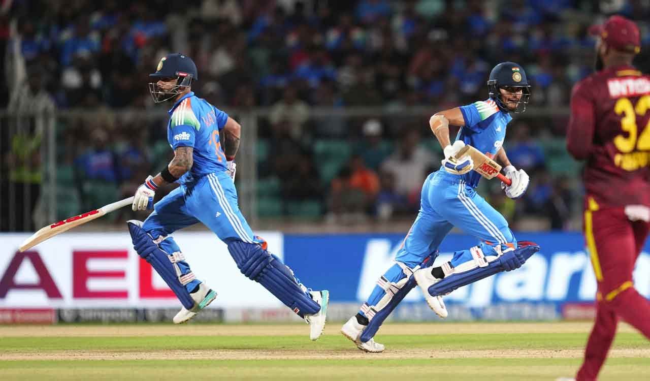 India vs West Indies ODI: India Thrash West Indies as Virat Kohli and Shubman Gill Hit Centuries