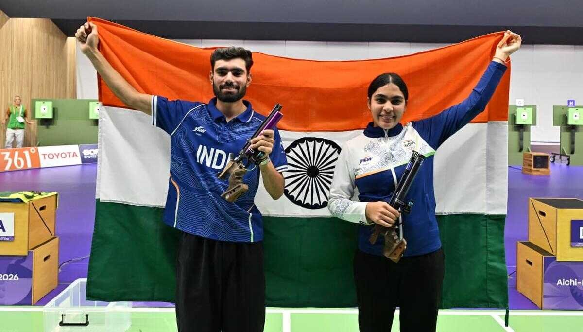 India Shooting Gold: India Shooters Deliver Gold and Silver at Asian Games With Record Performance