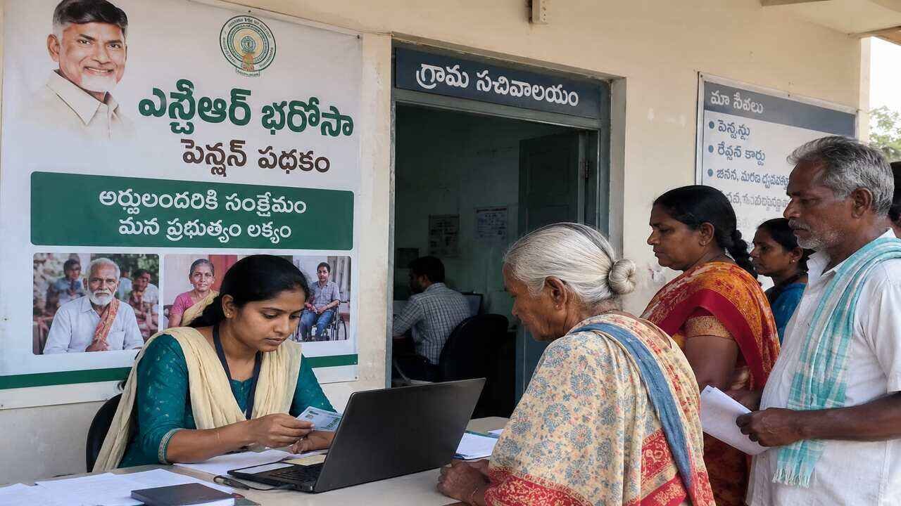 NTR Bharosa Pension Applications Open in Andhra Pradesh From September 7