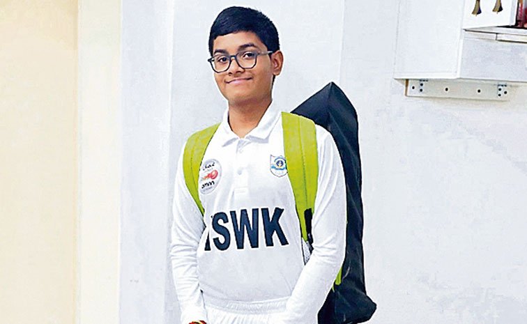 Sirisilla Cricket Player: Sirisilla Boy Selected for Oman Team in Under 14 CBSE Cricket Championship