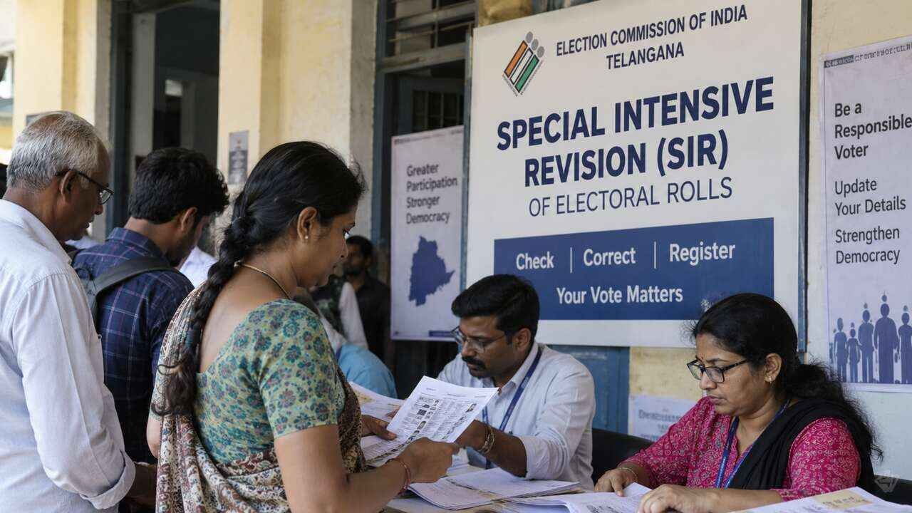 Telangana SIR Deadline Extended to October 7 for Voter Claims