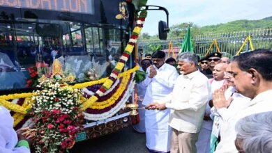 Chandrababu Launches 32 Free Electric Buses at Tirumala